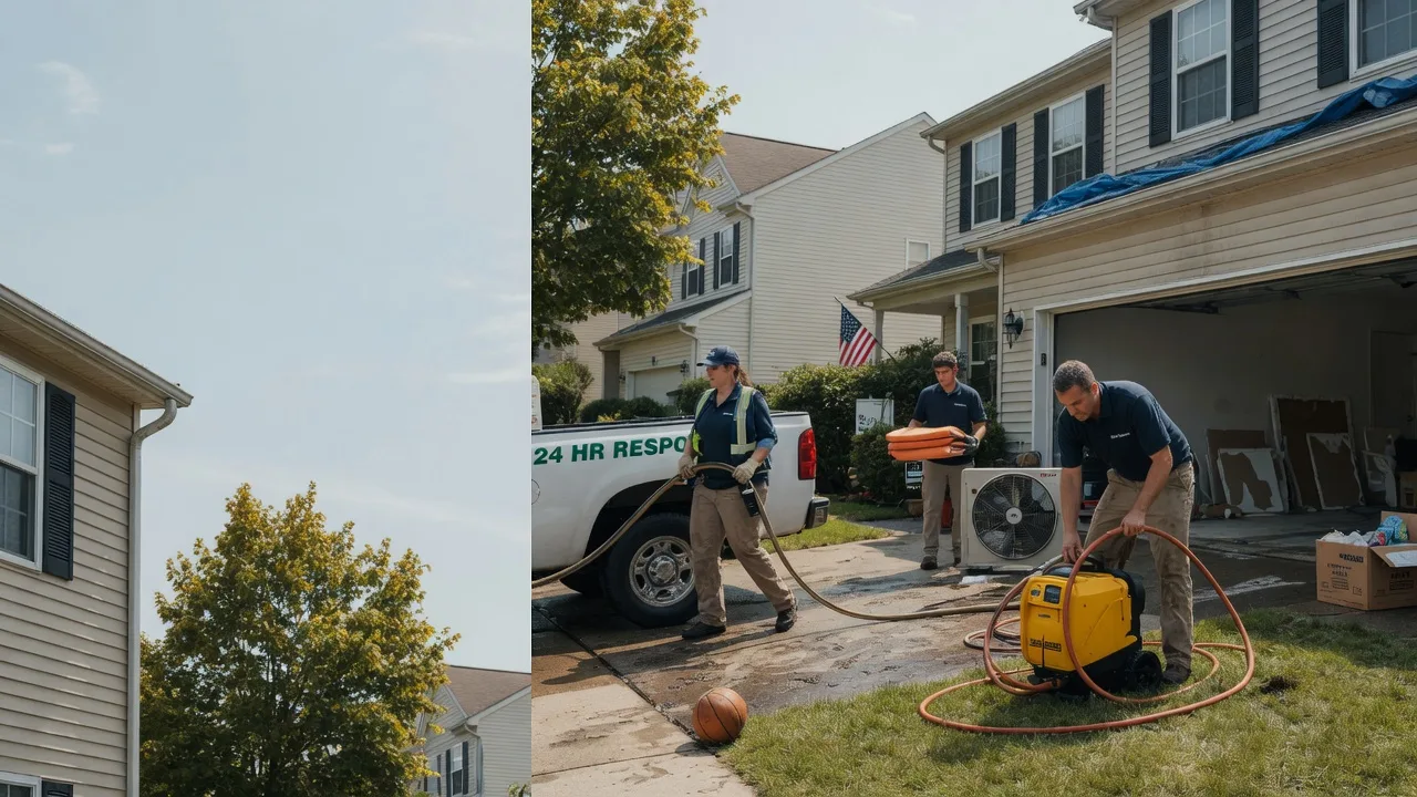 Emergency Water Damage Restoration in Pittsville, VA near me